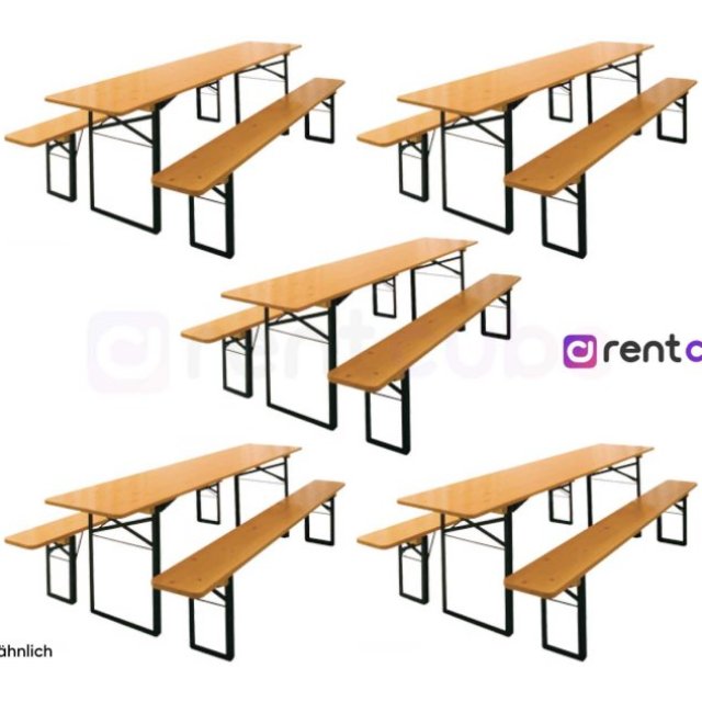 Bierzeltgarnituren PRO 50 5er-Set