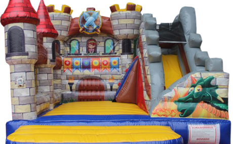 Hüpfburg Ritterburg mit Rutsche