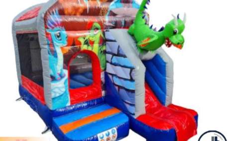 Hüpfburg Drache