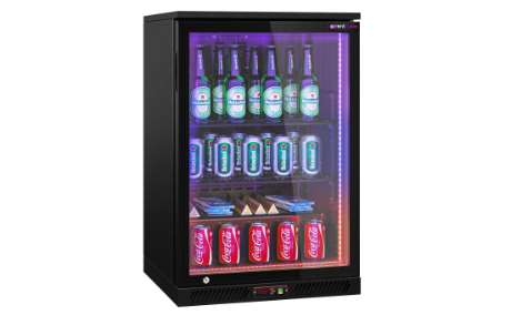 Bar-Kühlschrank klein mit RGB LED-Beleuchtung